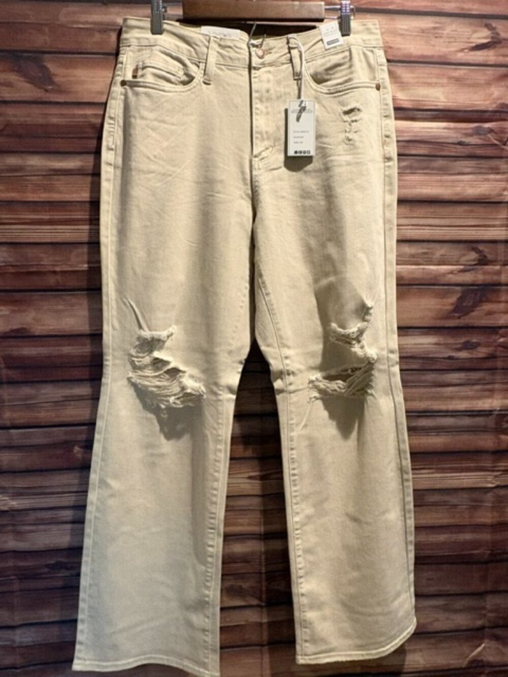 Judy Blue Bone High Rise 90's Straight Leg Jeans Plus Size 16W NWT